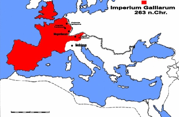 Imperium Galliarum um 263 n.Chr.