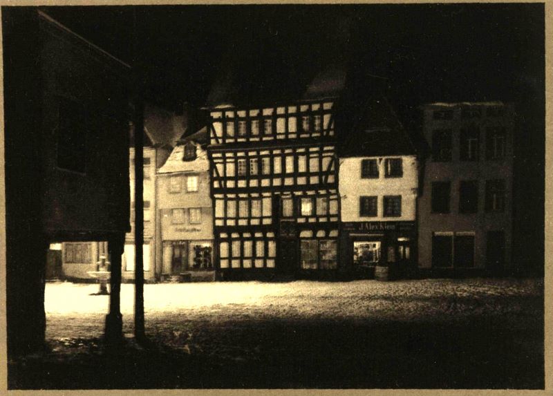 Marktplatz in Adenau Nachtaufnahme