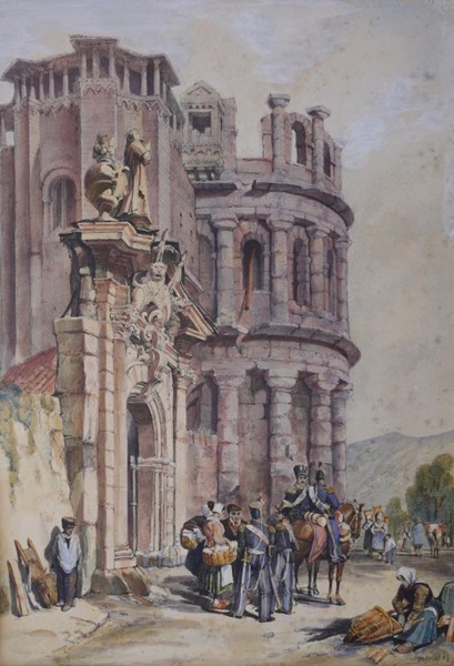 Die Erhebung der Mahl- und Schlachtsteuer am Simeonstor 1830-1840 Die Erhebung der Mahl- und Schlachtsteuer am Simeonstor 1830-1840