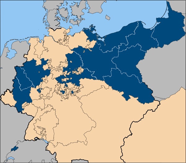 Preußen in den Grenzen von 1818 Preußen in den Grenzen von 1818